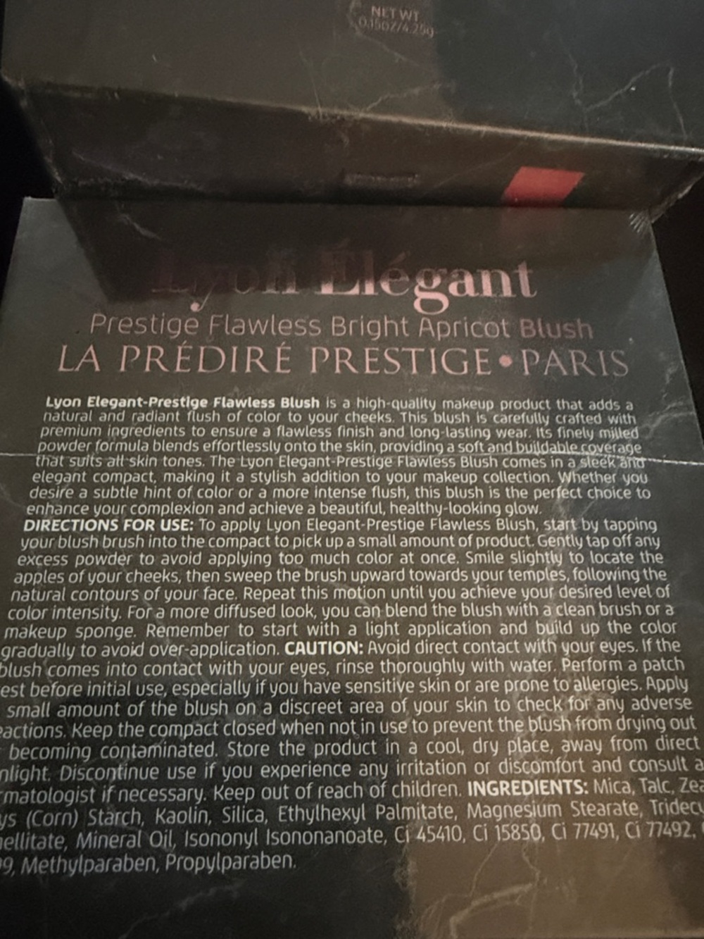 Lyon Élégant Apricot Blush - Flawless Bright Finish - Picture 2 of 2